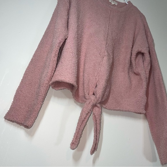 NWOT Thread & Supply Sweater Tie Front | Blush Pink | Small - Picture 4 of 6